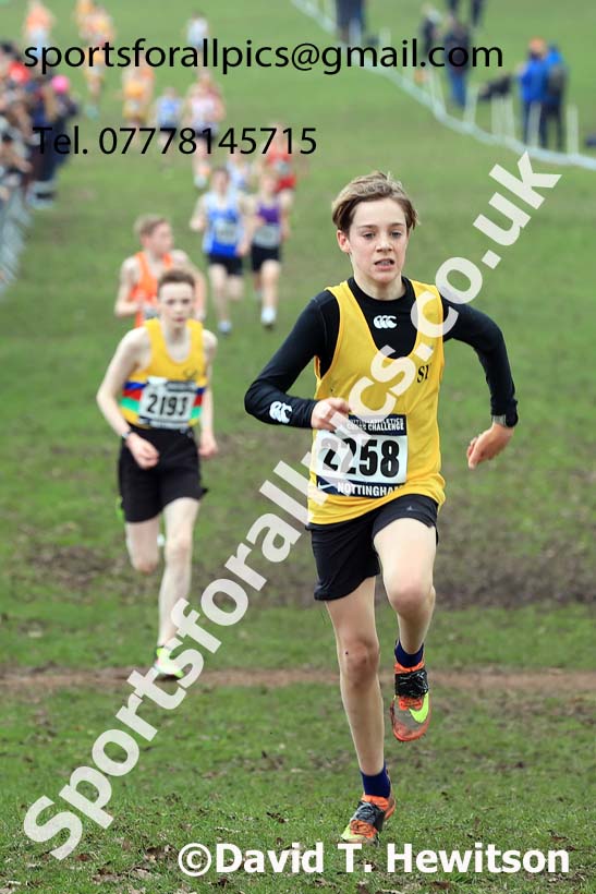 Boys Under-13s, 2024 CAU Inter Counties Cross Country Champs., Wollaton Park, Nottingham. Photo: David T. Hewitson/Sports for All Pics